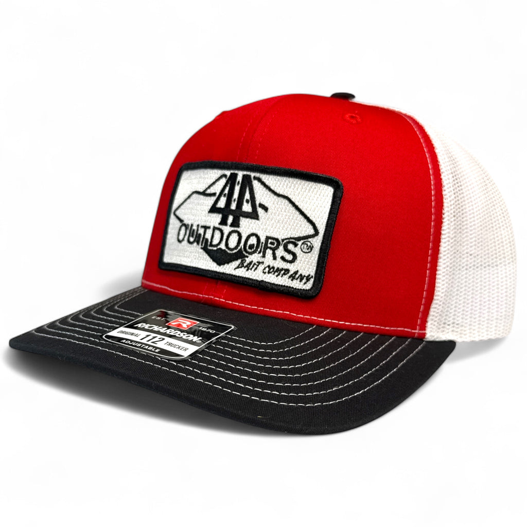 44 Outdoors Bait Co. Richardson 112 Trucker Hat NEW PATCH - 44 Outdoors, LLC