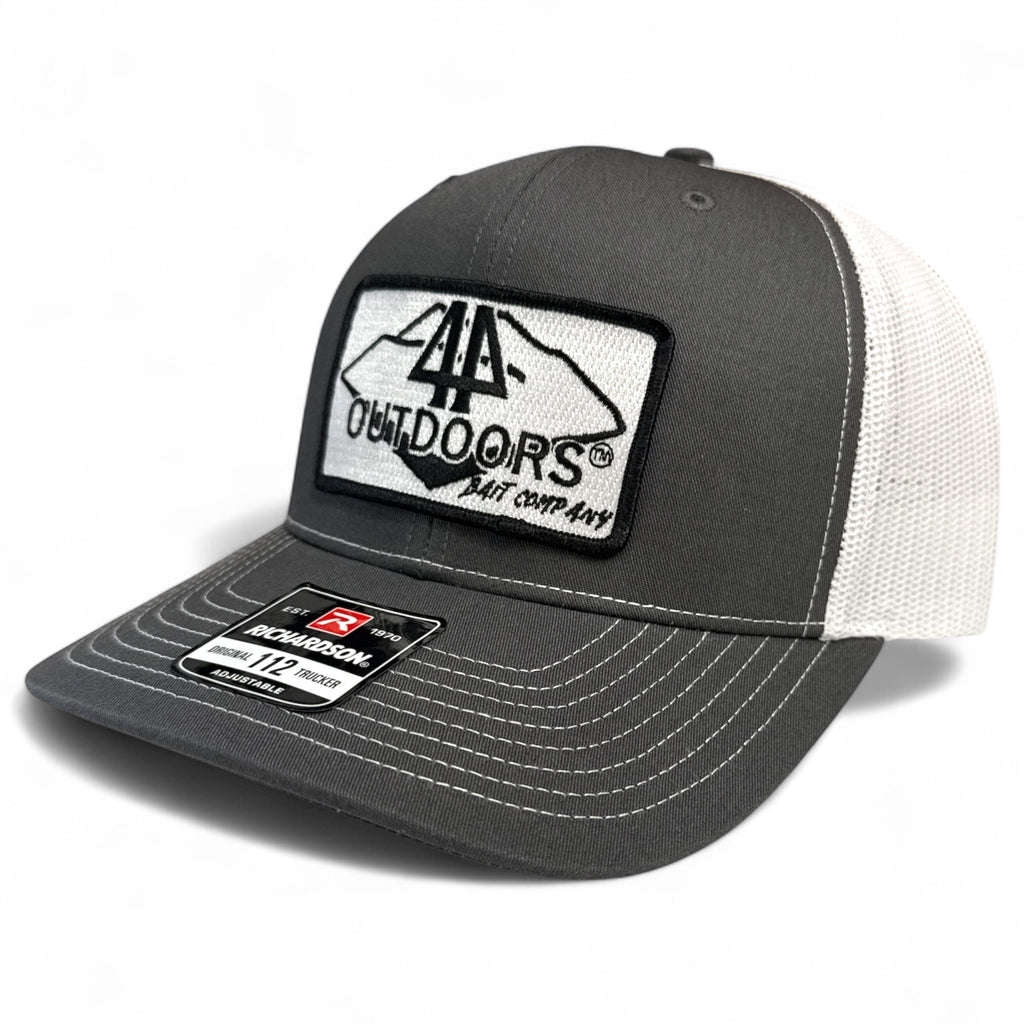 44 Outdoors Bait Co. Richardson 112 Trucker Hat NEW PATCH - 44 Outdoors, LLC