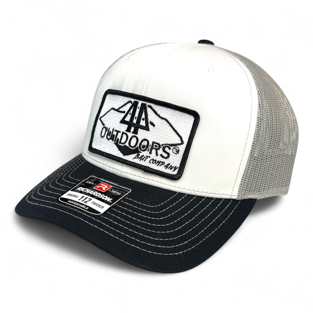 44 Outdoors Bait Co. Richardson 112 Trucker Hat NEW PATCH - 44 Outdoors, LLC
